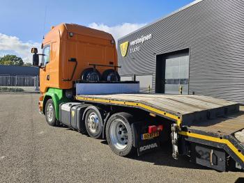Scania R410 6x2 RETARDER + NOOTEBOOOM SEMI TRAILER